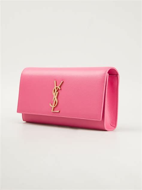 ysl pink purse|ysl pink clutch.